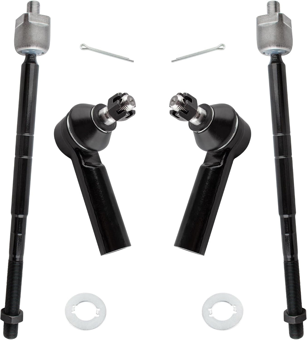 BOXI 4pcs Front Inner and Outer Tie Rod Ends Fit for Ford Escape 2005-2009 / for Mazda Tribute 2005-2009 / for Mercury Mariner 2005-2009 - Not for Hybrid Models | EV800366 ES3631