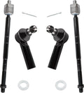BOXI 4pcs Front Inner and Outer Tie Rod Ends Fit for Ford Escape 2005-2009 / for Mazda Tribute 2005-2009 / for Mercury Mariner 2005-2009 - Not for Hybrid Models | EV800366 ES3631
