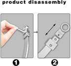 15PCS Auxiliary Idler Belt Tensioner Pulley Tool Kit Serpentine Timing Belt Wrench Removal Tool Set Engine Timing