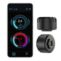 Motorcycle Tire Pressure Monitoring System, Bluetooth TPMS | Real-Time Tire Pressure & Temperature Monitor, Dual