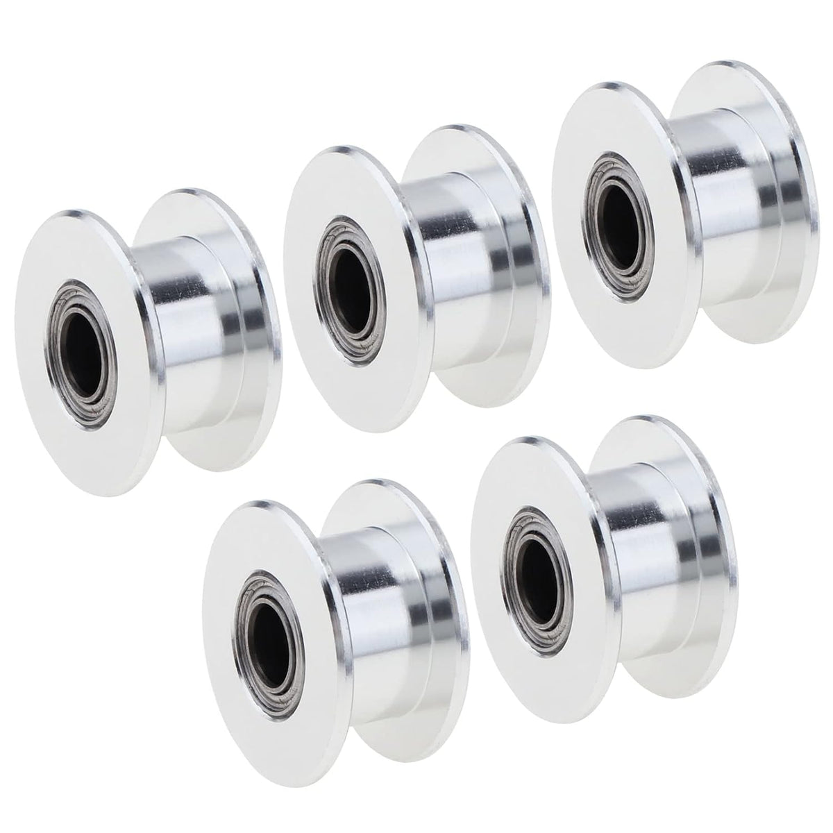 GT2 Timing Belt Idler Pulley, 20 Toothless, 5 mm Bore, for 6 mm Width Belt