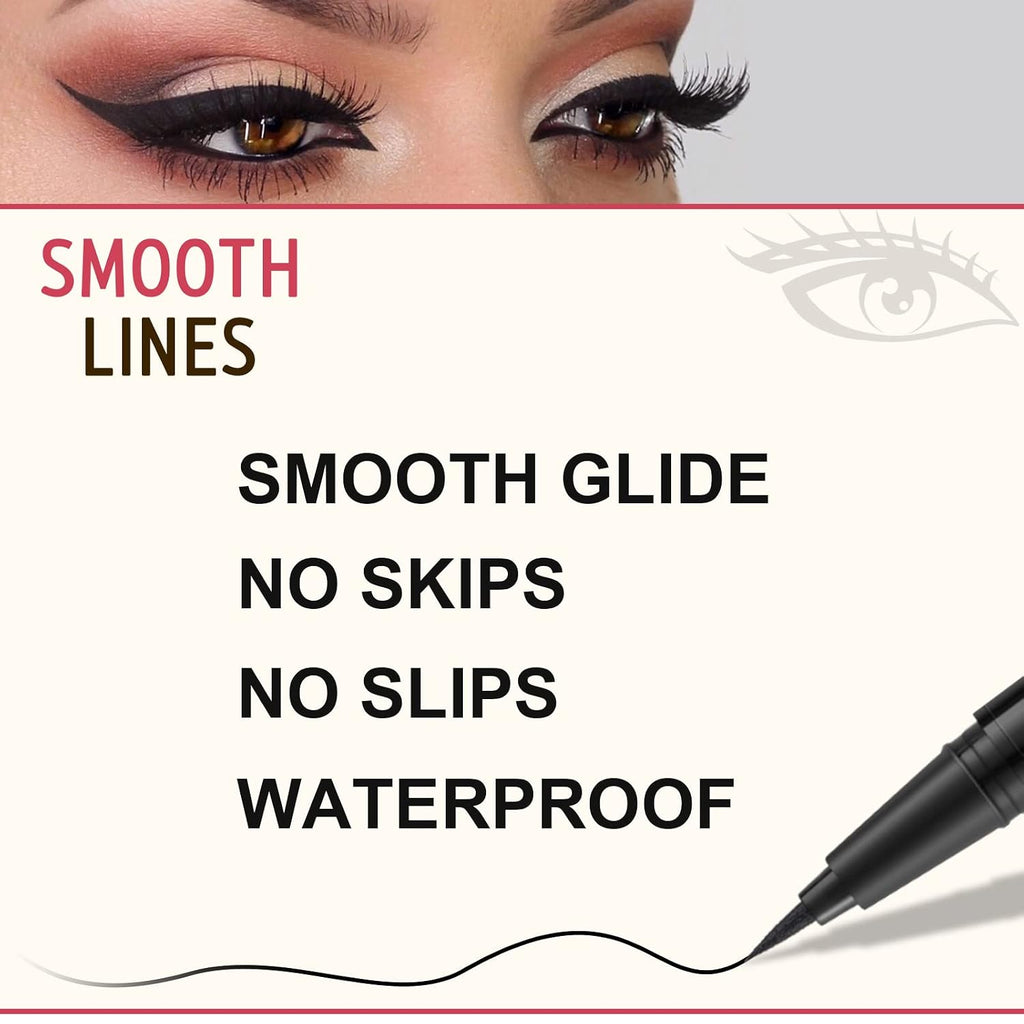 Eyebrow Pen Kit, Waterproof Brow Pencil, Pomade,Eyeliner, Dark Brown