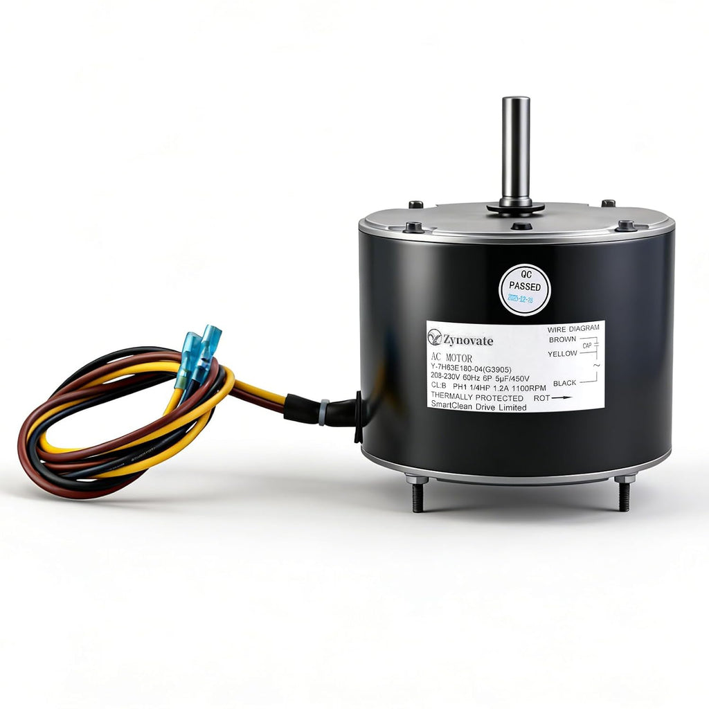 5KCP39EGS070S Condenser Fan Motor 1/4 HP 1100 RPM 208-230V AC Fan Motor