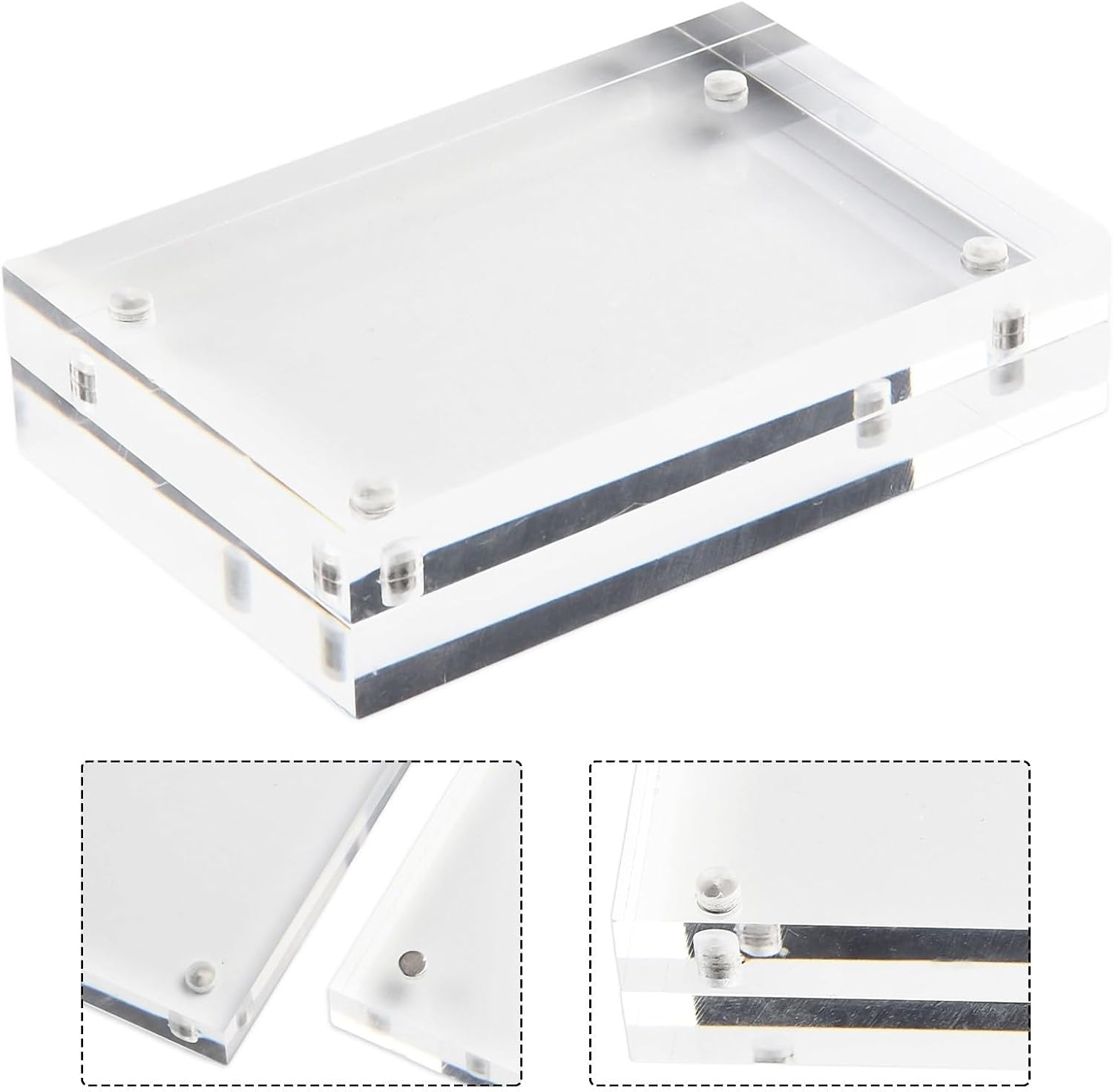 Acrylic Sign Holder, Poster Double-Sided Display Stand For Countertops, Acrylic Stands For Display In Offices