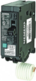 Siemens US2:QA115AF 15-Amp, Single Pole, 120-volt, Plug On Type, Branch Feeder Style AFCI Breaker