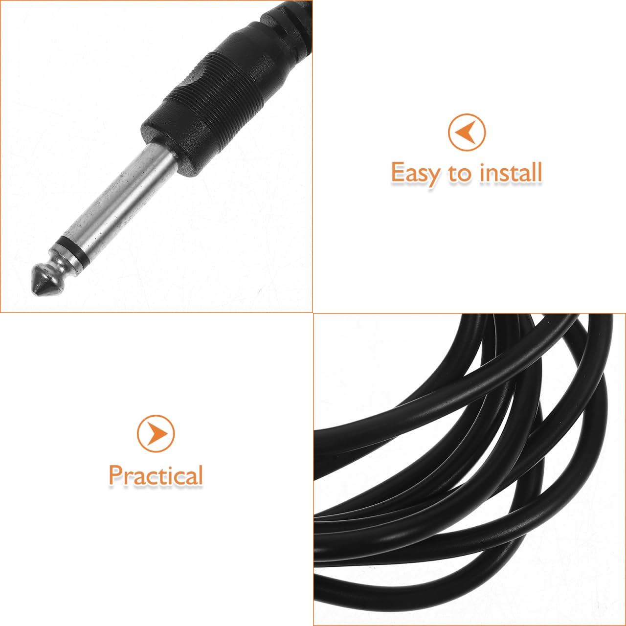 2.5m Silicone Heavy Duty Wire Clip Cord for Machine Tattoo Power Supply Wire