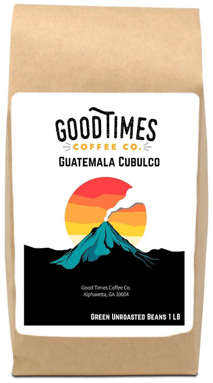 Good Times Coffee Company Green Unroasted Coffee Beans, Guatemalan Cubulco (1 Pound)