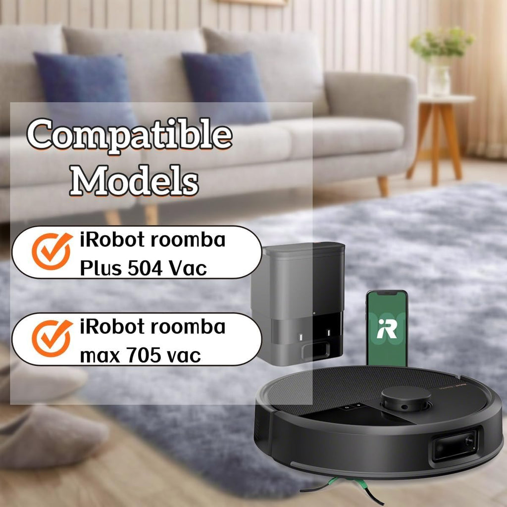 Replacement Parts for iRobot Roomba Max 705 504 Combo
