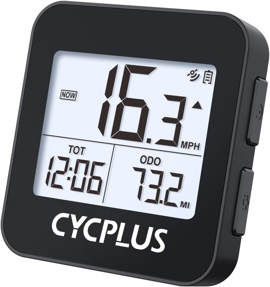 Wireless GPS Bike Computer G1, 70g, 2.0" Screen, IPX6, 1200mAh | Pocket-Size, Bicycle Speedometer Odometer with
