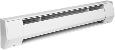 Electric 6K2412BW K Series Baseboard Heater, 6' / 1500-1125W / 277-240V, Bright White