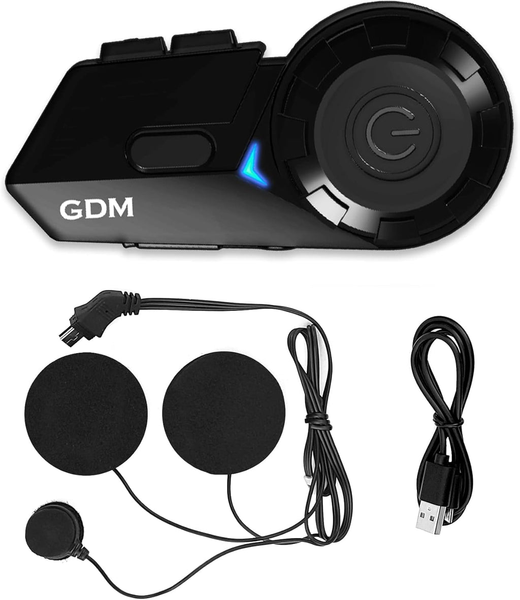 Bluetooth Motorcycle Helmet Full Face with 3 Visors Clear, Tinted, Chrome