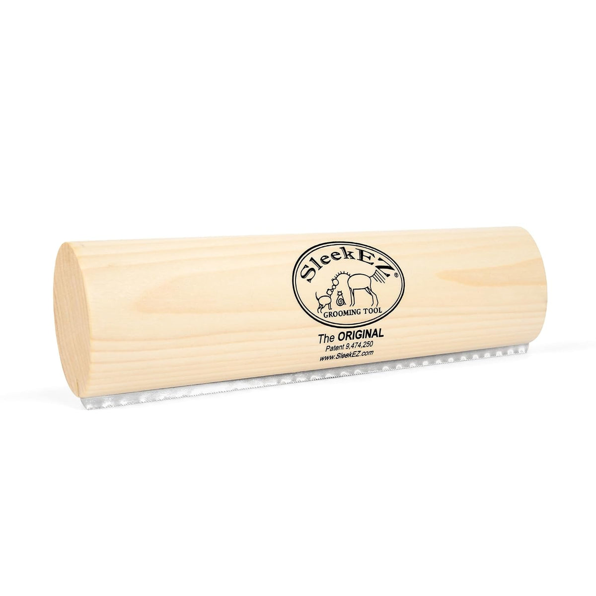 10 Inch Horse Brush – Patented Horse Shedding Blade Made in USA - Removes Loose Hair & Undercoat - Deshedding Tool