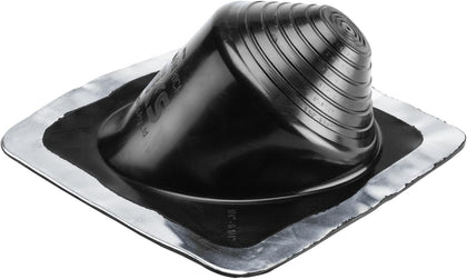 Hi-Pitch #3 Black EPDM High Pitch Roof Flashing. Steep Slope Metal Roof Flexible Flashing.
