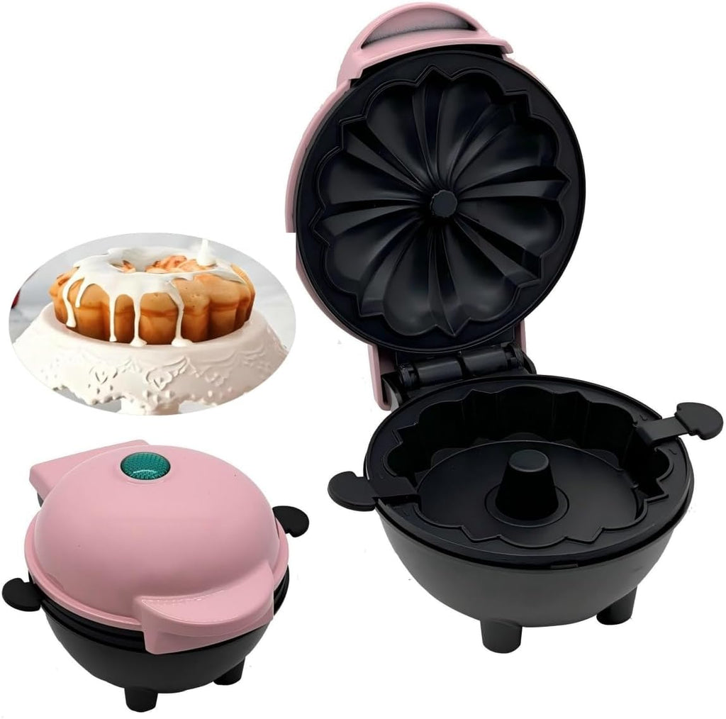 Cake Maker Lava Cake Maker Mini Donut Maker Waffle Maker Pancakes Maker Machine for Breakfast, Snacks, Desserts