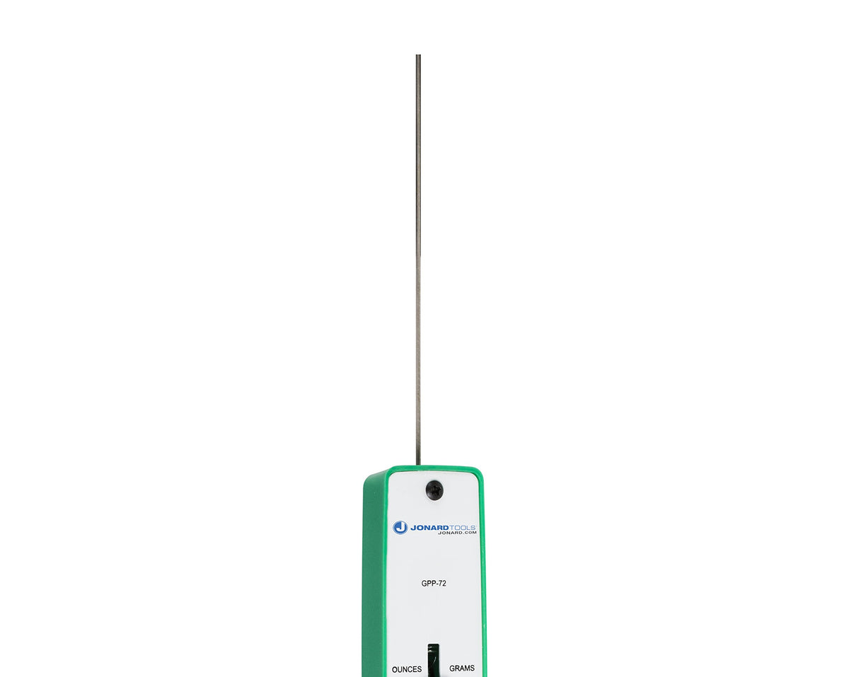 Jonard Tools GPP-72 Polystyrene Push Pull Precision Force Gauge, 0-72oz, 0-2025 Graduation, +/- 1 Accuracy