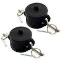 Kyuionty 2 Inch Poly Camlock Dust Cap, DC200, 2 Pack