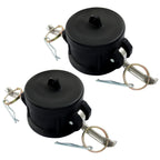 Kyuionty 2 Inch Poly Camlock Dust Cap, DC200, 2 Pack
