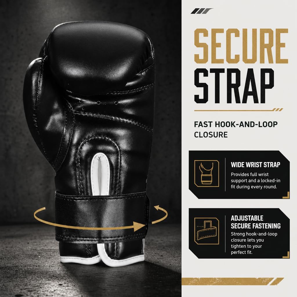 Professional Boxing Gloves Men Women – Pro Training Sparring Gloves, Heavy Bag, MMA Kickboxing Muay Thai Gloves –