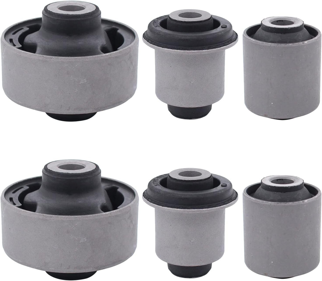 NewYall Front Lower Inner and Outer Suspension Control Arm Bushing Kit