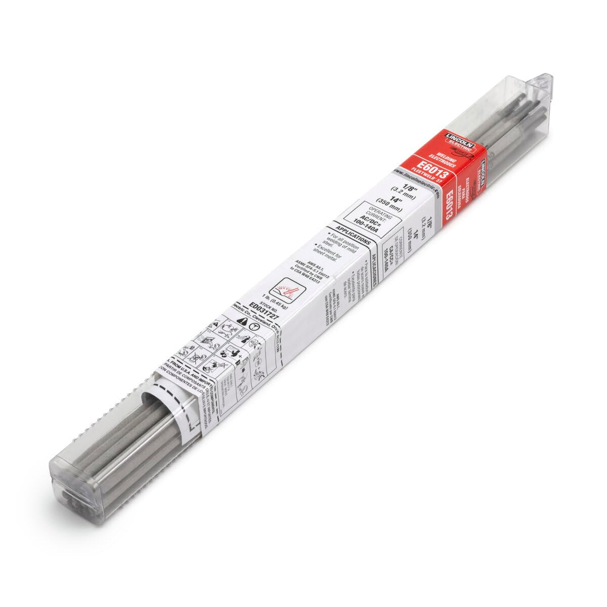 Lincoln Electric ED033500 6013 1/8" LB Weld Rod