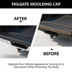 Tailgate Molding Cap Top Protector Fit 2014-2018 Chevy Silverado