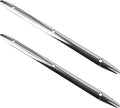 Hoffen Marine Stainless Steel Rub Strakes, 2 Pack 8" 12" 18" Line Rubbing Strakes for Pontoon Boat Yacht RV