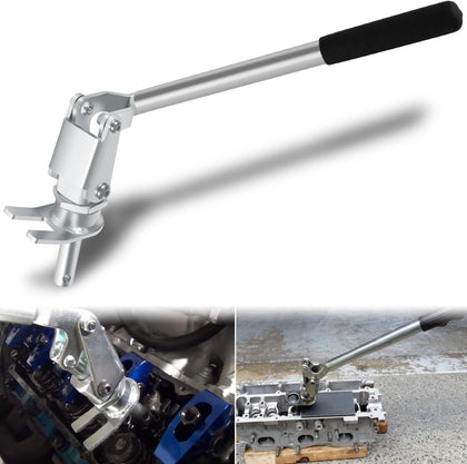 66784 Stud Mount Valve Spring Compressor Removal Tool Remove & Install Valve Springs & Retainers Fit For All 3/8'' &