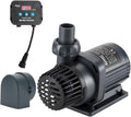 24V DC Water Pump Inline/Submersible Saltwater Aquarium Pump with LCD Display Controller 1350 GPH Return Pump for