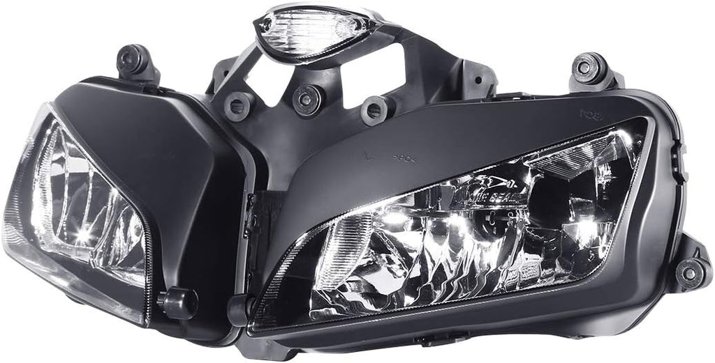 Green-L Headlight Assembly & Upper Stay Bracket Fit for Honda CBR600RR 2003-2006 Front Headlamp Fairing Support Mount