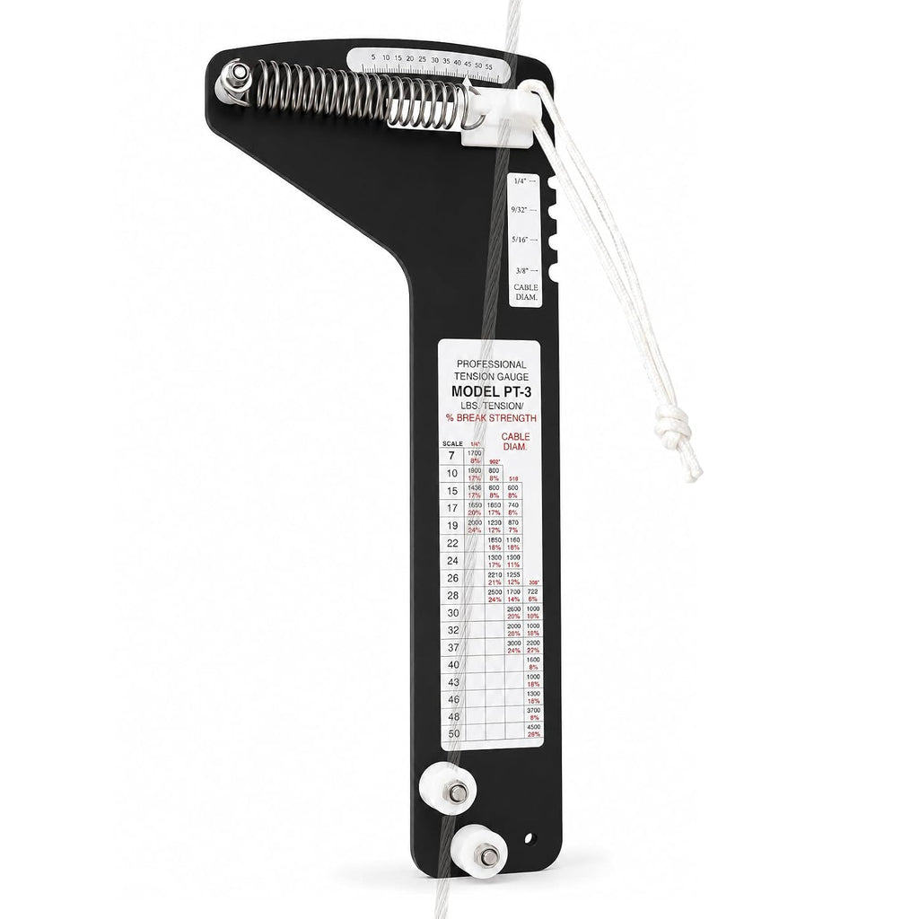 PT-3 Sailboat Rigging Tension Gauge, 4500 lb