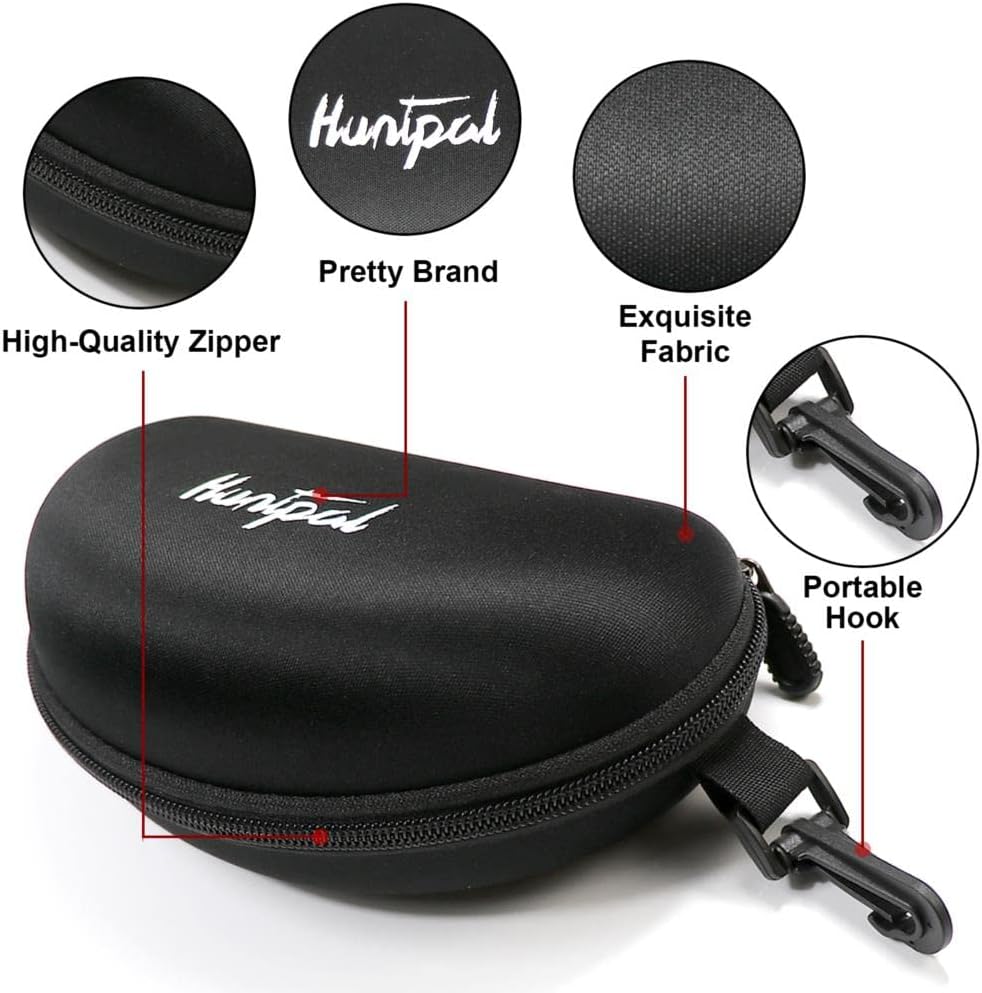 Hunting Shooting Safety Glasses with 4 Interchangeable Lenses | Impact & Scratch-Resistant, Shooter Safety, Hunting