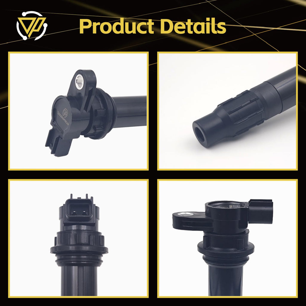 Decoropolis 4 PCS Ignition Coil Pack For Yamaha Waverunner FX VX 1000 1100