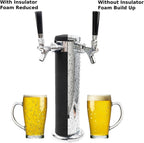 Beer Tower Cooler Insulator, Kegerator Tower Insulator for Double Tap