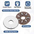 uxcell AXK0515 Thrust Needle Roller Bearings ID 5mm OD 15mm T 4mm 4 Sets