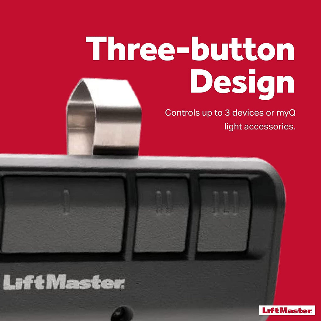 893LM 3-Button Garage Door Opener Remote Control