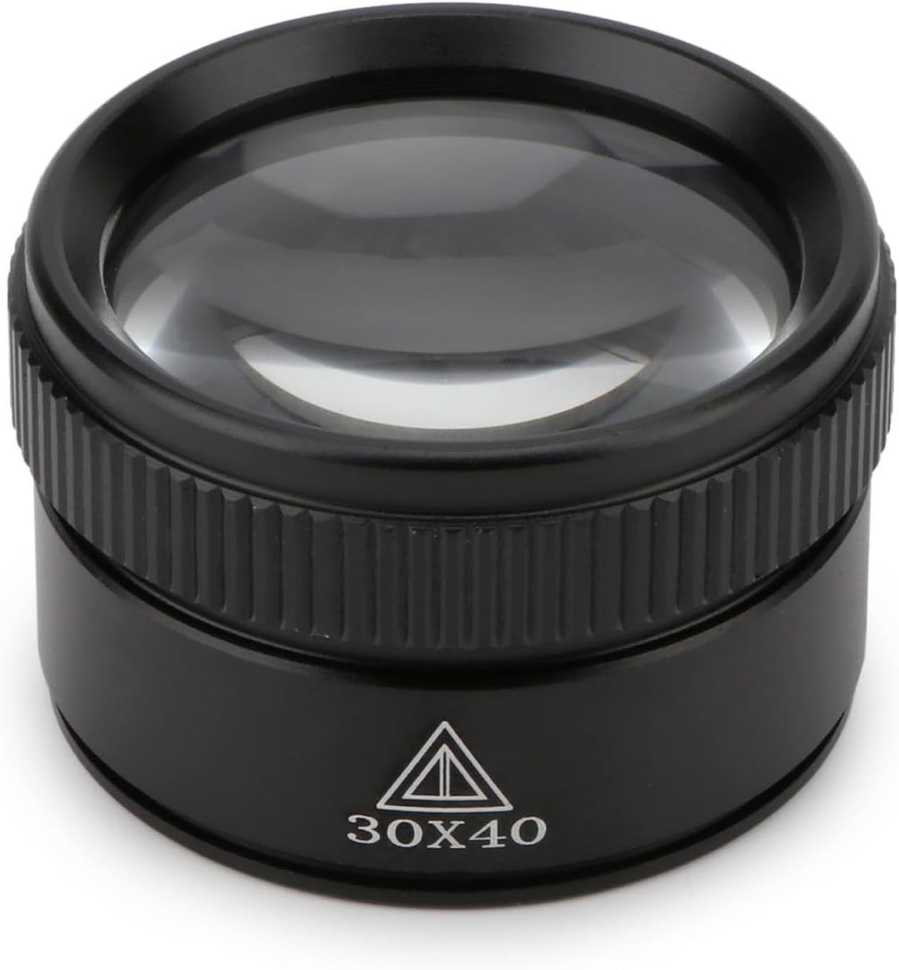 30X Portable Jewelers Loupe Pocket Handheld Magnifier | Sturdy metal, loupe handheld magnifying glass for jeweler