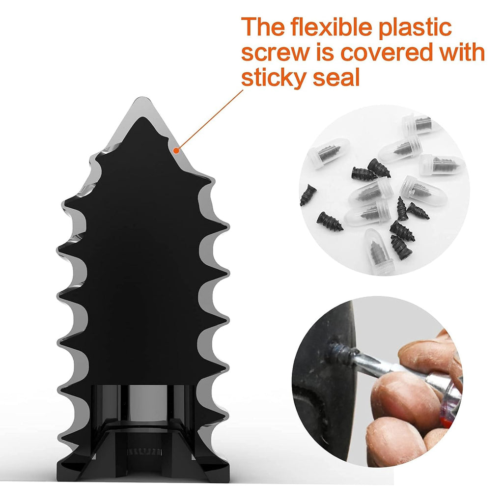 Tire Repair Nail,Self-Tapping Screw,Tire Repair Kits,Tire Screw Plug,Tire Repair Rubber Nail,Tire Fix,Suitable for