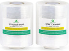 Plastics Industrial Mini Stretch Wrap Film Replacement 5" x 1000ft Roll, 80 Gauge for Moving, Packing Wrap Industrial