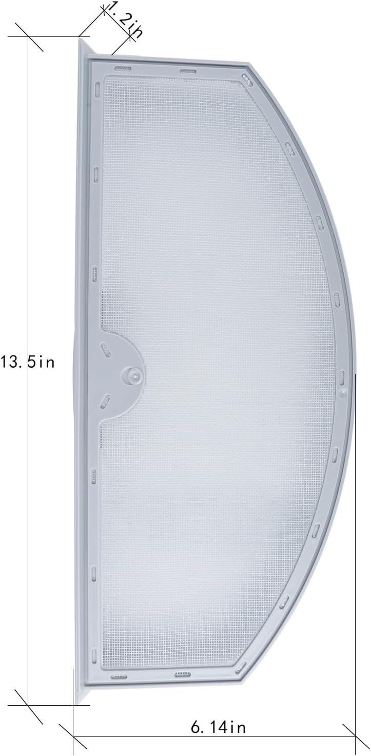 Dryer Lint Filter Screen Trap for G-E GTD42EASJ2WW GTD42GASJ2WW GTD65EBSJ2WS/3WS GTD45EASJ2WS GTD45EASJ2WS HTX21EASK0WW GTD65EBSJ0WS GTD65EBSJ4WS Replacement
