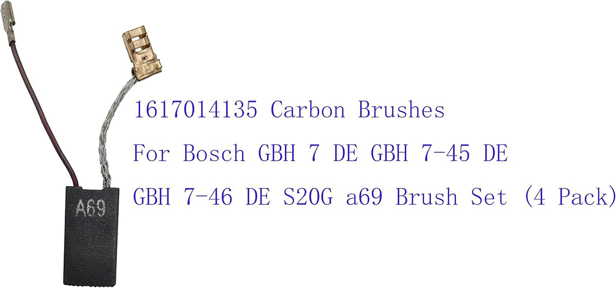 1617014135 Carbon Brushes For Boschh a69 Brush Set (4 Pack)