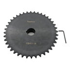 #50 Roller Chain Sprocket Type B 1 1/4 inch Bore 40 Tooth, Hardened Antirust 1045 Steel Drive Sprockets 50B40-1 1/4