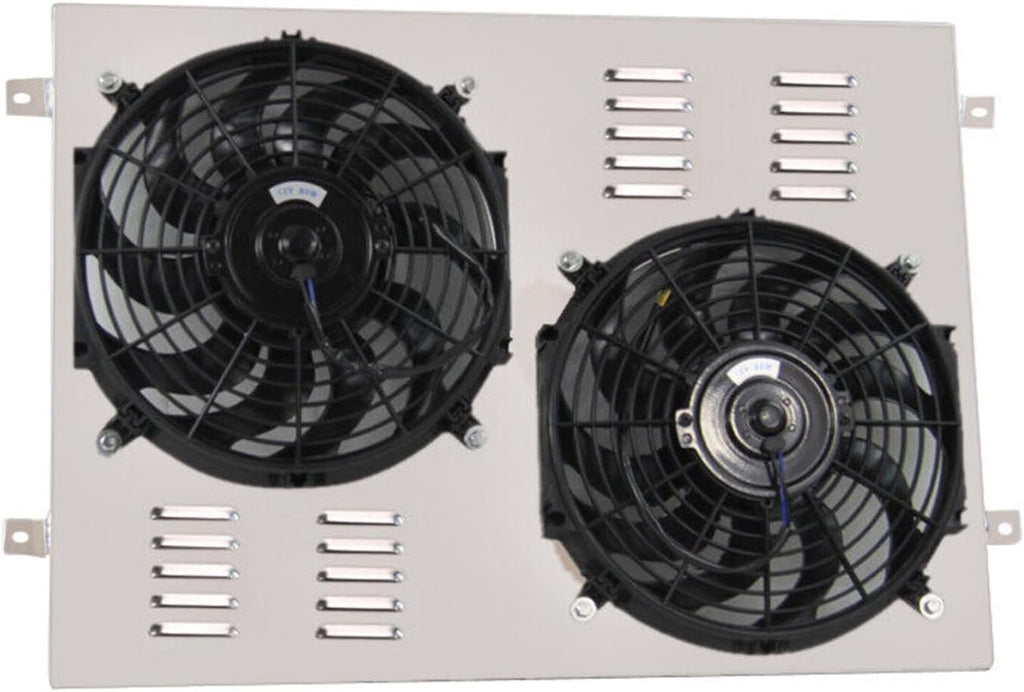 Aluminum Radiator Shroud Electric Fan for 1966-1979 Ford Bronco & F100 F150 F250 F350 V8
