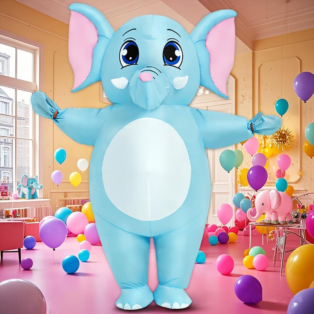 Inflatable Costume Adult, Elephant Adult, Full Body Blow up Costumes for Women Men, Inflatable Costume Funny