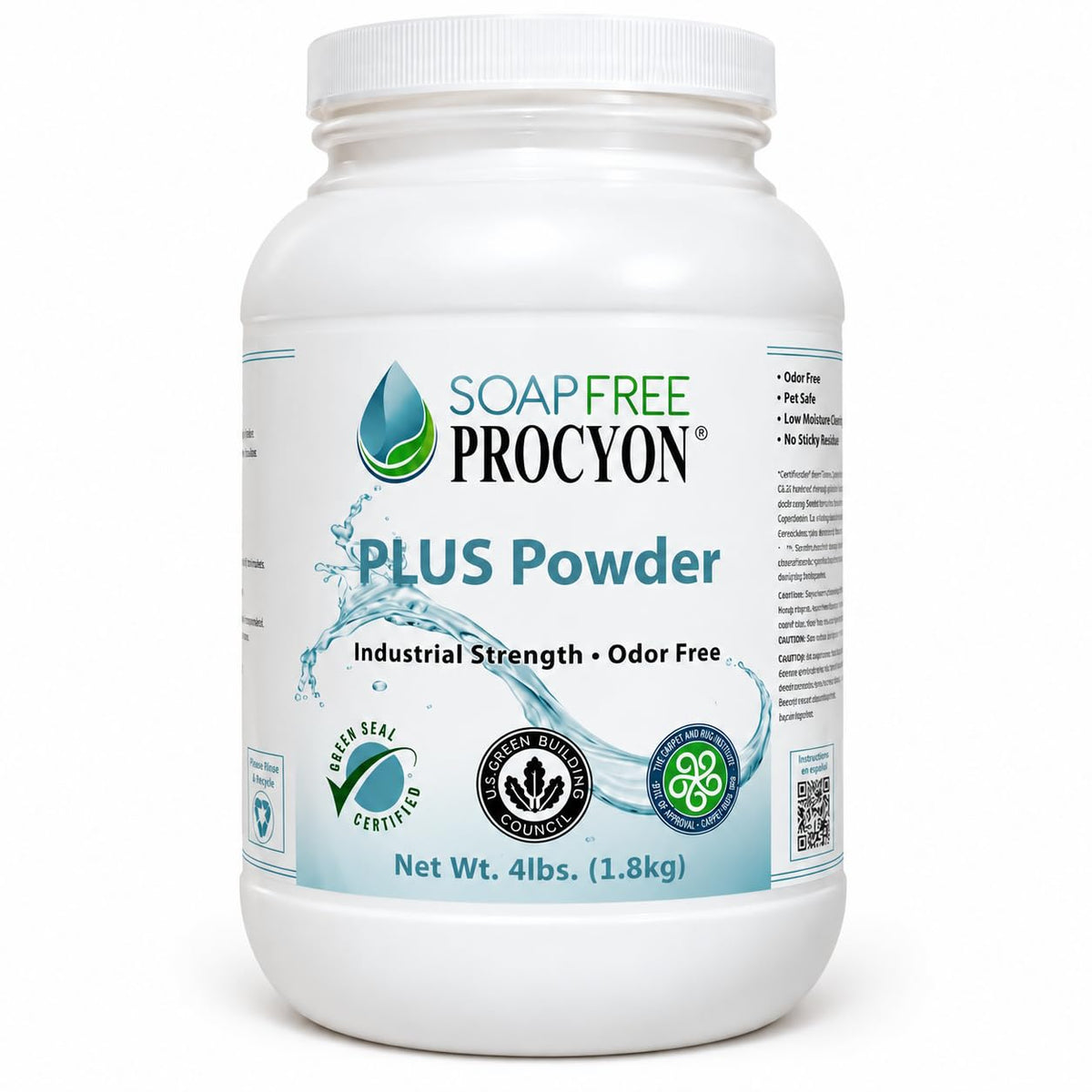 Plus Powder Carpet Cleaner, 4 lb Jar