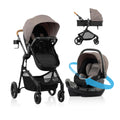 Pivot NXT Travel System w/ Revolve180 LiteMax NXT Infant Car Seat | 6 Modes of Use, Rotating Rear-Facing Lightweight