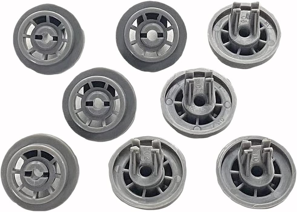 8-Pack DD66-00023A For Samsung Dishwasher Parts Rollers Bottom Rack Wheels - For Samsung Dishwasher Replacement Part DD61-00222A 2002711, AP4342187, PS4222532 (8)