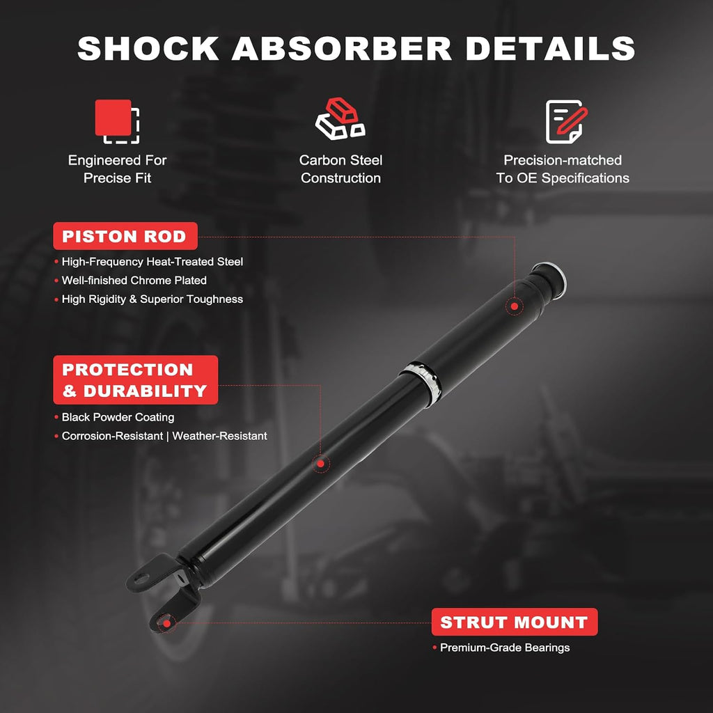 SCITOO 2pcs Rear Shock Absorbers Replace for Explorer