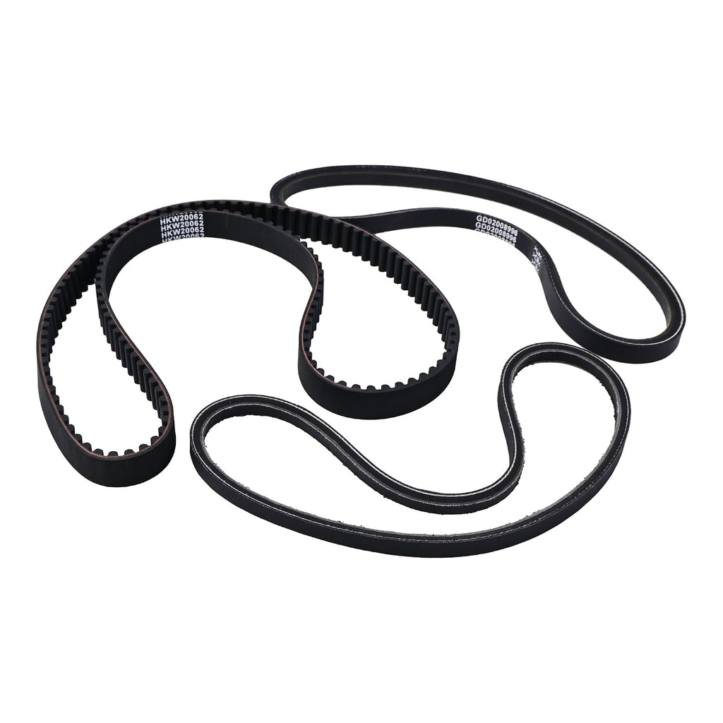 3PCS Lawn Mower Belts 120-3335 121-5765 120-9470 for Toro TimeMaster