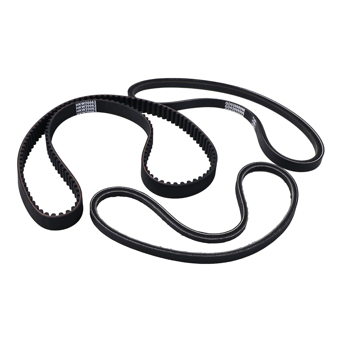 3PCS Lawn Mower Belts 120-3335 121-5765 120-9470 for Toro TimeMaster