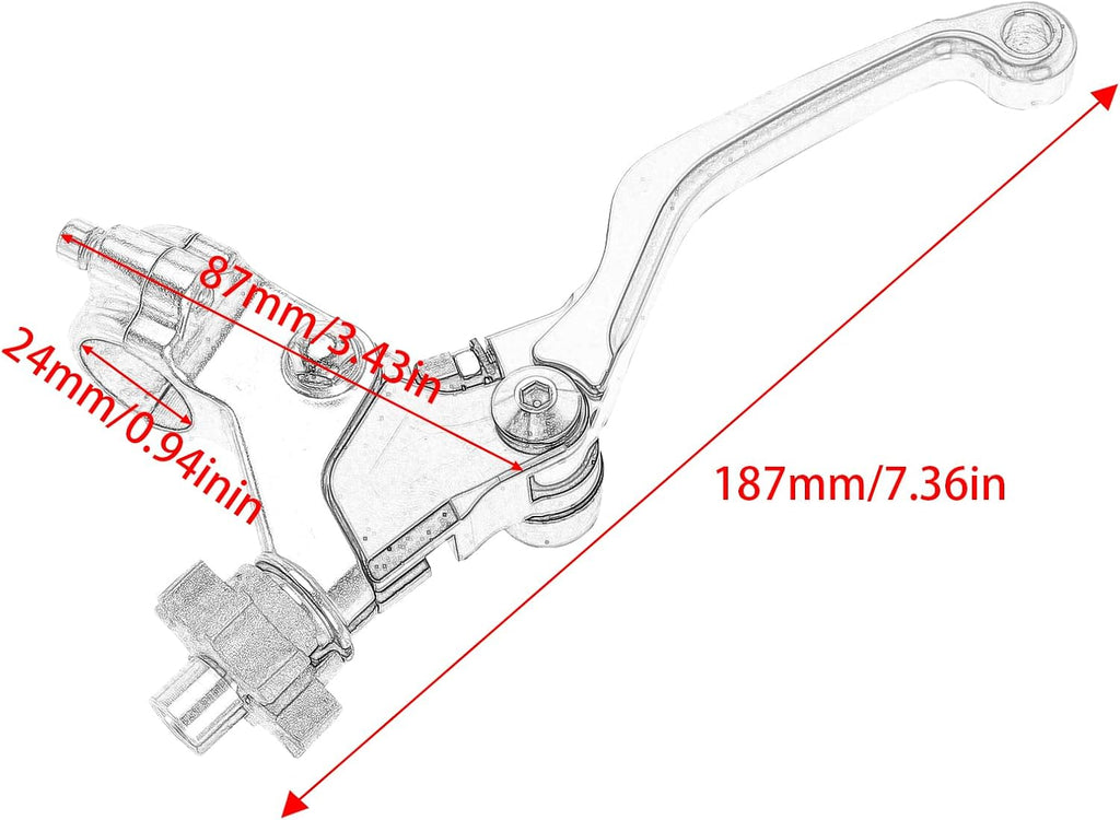 Handlebar Clutch Lever Compatible with Yamaha YZ 85 125 250 250F 426F